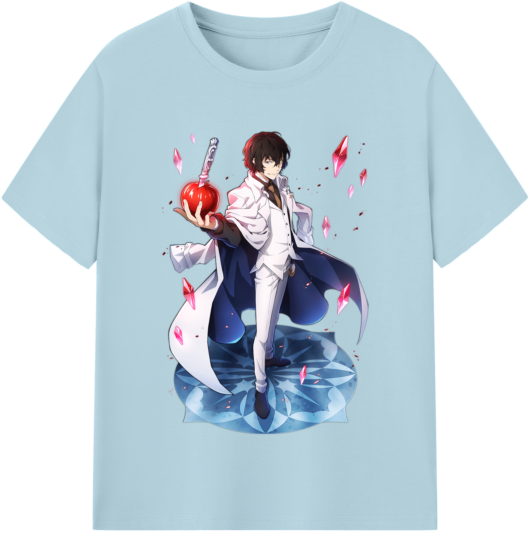 （画像用） 文豪ストレイドッグス Bungo Stray Dogs 綿100％半袖Tシャツ（フロントプリント）